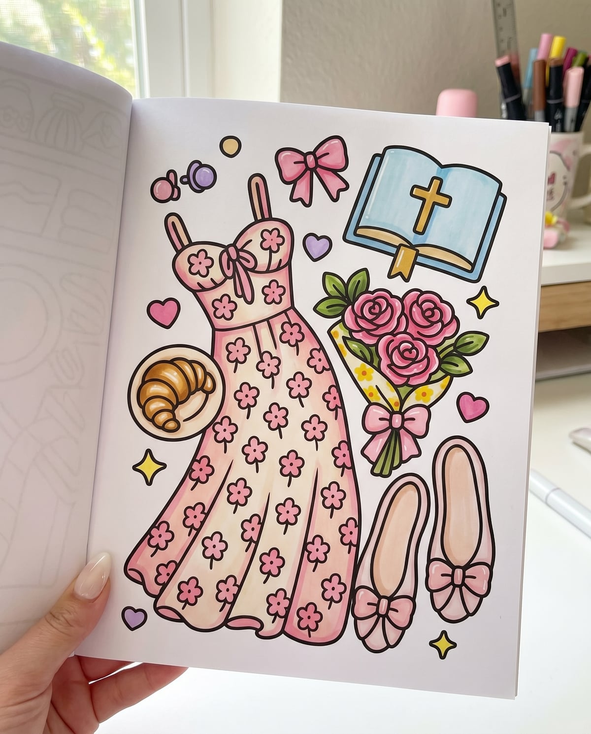Bows & Bibles colored example