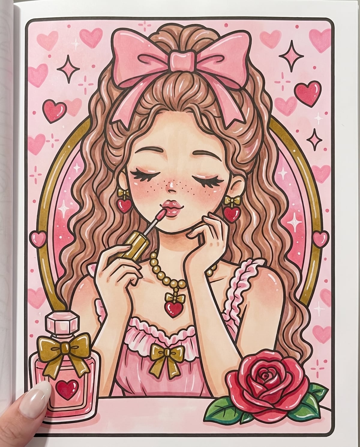 Coquette Girl colored example