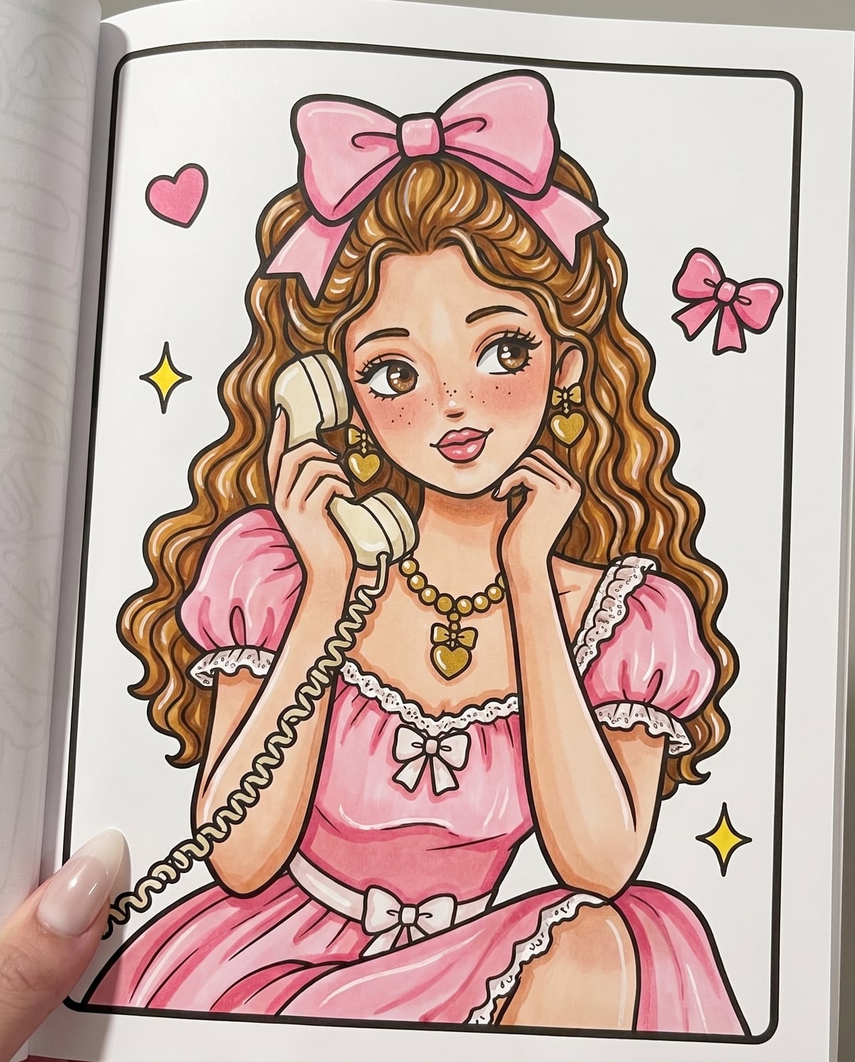 Coquette Girl colored example
