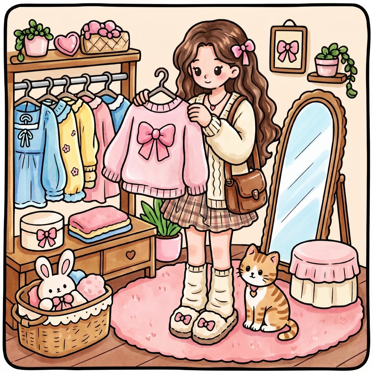 Soft Girl Days colored example
