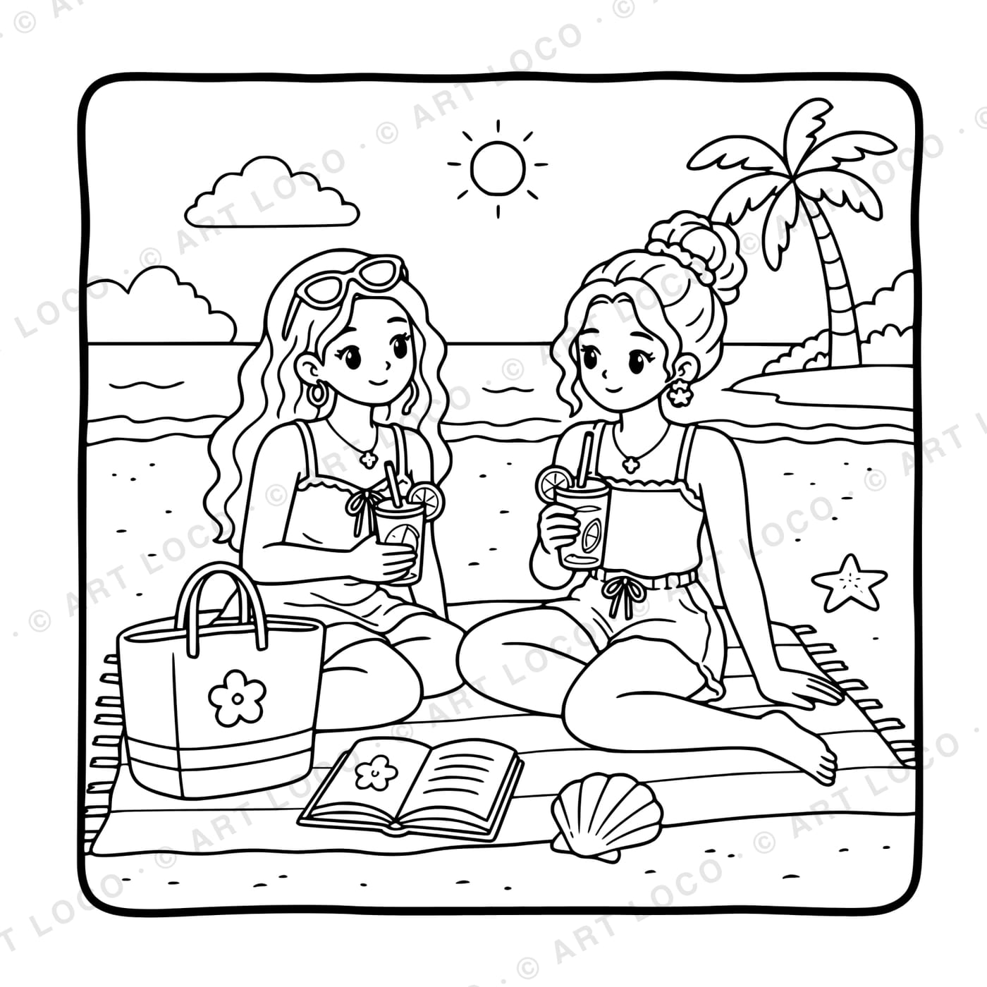 Soft Girl Days sample page